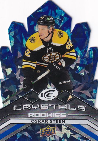 insert RC karta OSKAR STEEN 21-22 UD Ice Crystals Rookies číslo IC-55